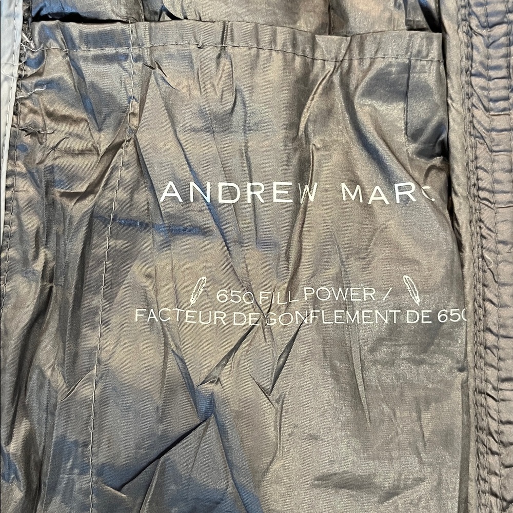 Andrew Marc packable 90% duck down hooded puffer - 650 fil power with pockets - Picture 10 of 12